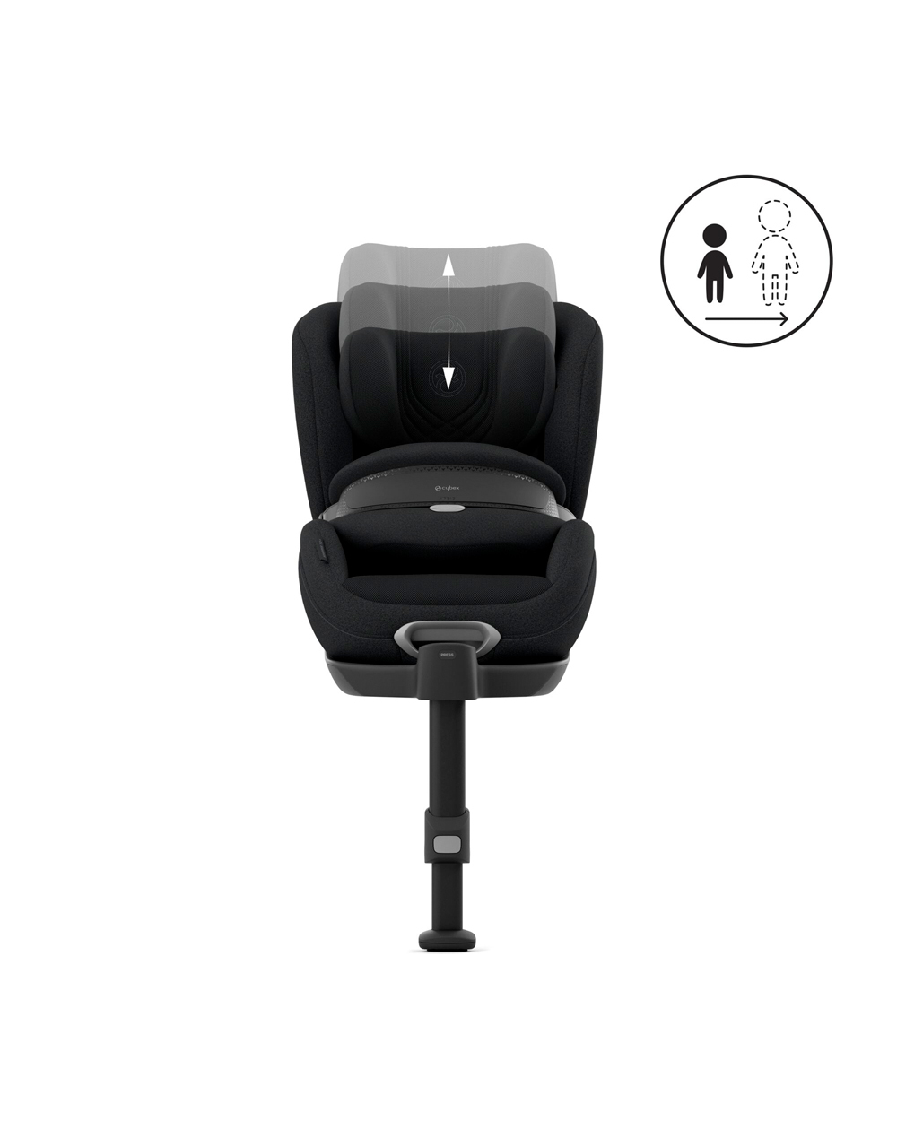 Anoris T2 i-Size car seat Sepia black colour  Cybex