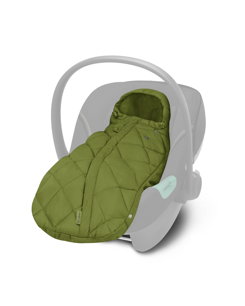 Snogga Mini 2 footmuff Nature green colour  Cybex