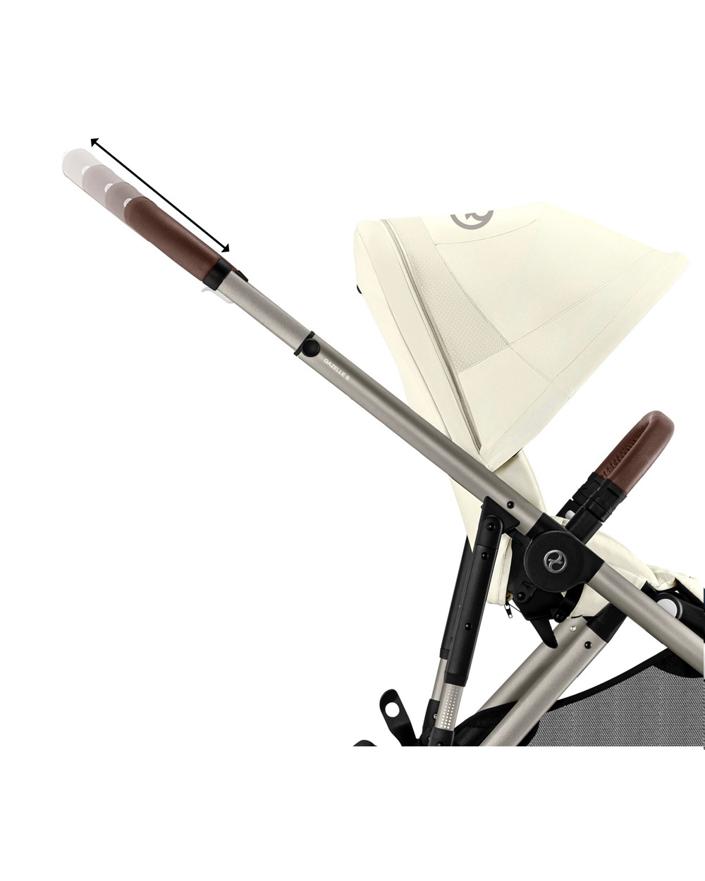 Gazelle S pushchair Seashell beige colour  Cybex