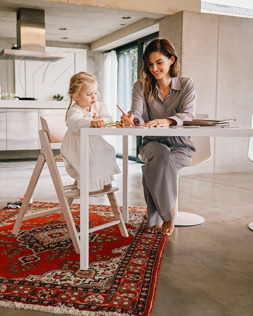 Click & Fold highchair Light natural colour  Cybex