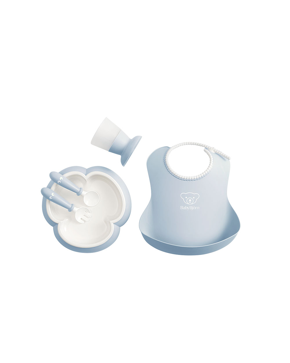 5-piece meal set Pastel blue colour  Babybj&ouml;rn