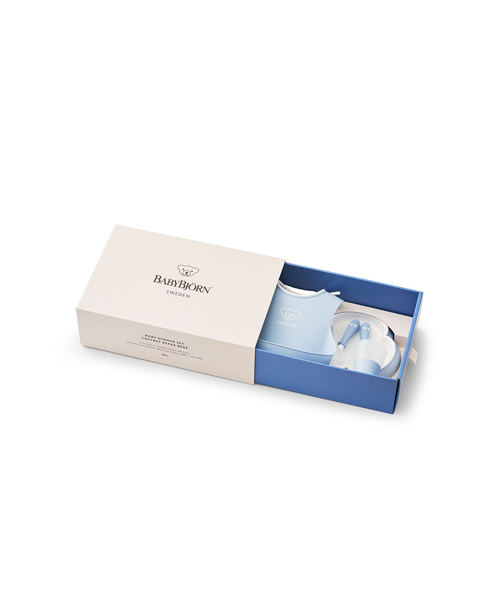 5-piece meal set Pastel blue colour  Babybj&ouml;rn