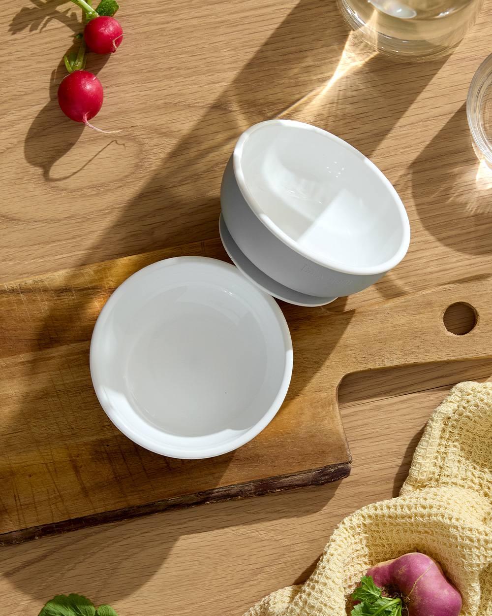 Set of 2 baby bowls Grey colour  Babybj&ouml;rn