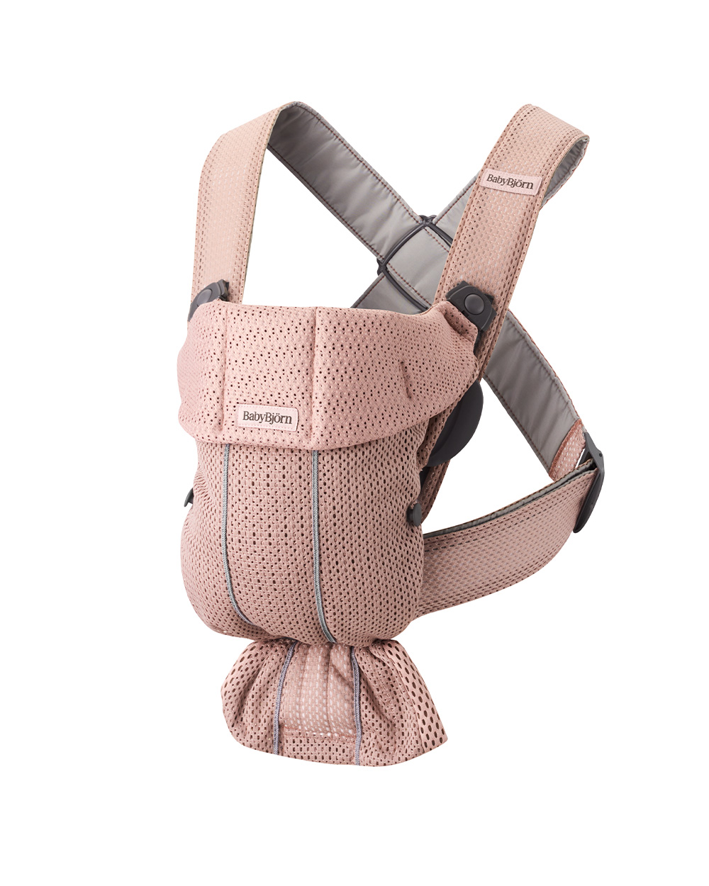 Mini Mesh 3D baby carrier Powder pink colour  Babybj&ouml;rn