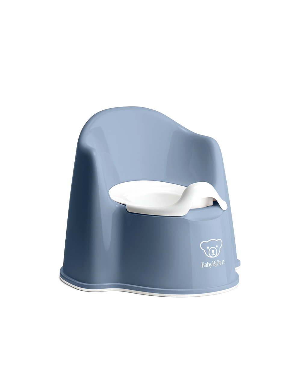 Armchair pot Deep blue/white colour  Babybj&ouml;rn