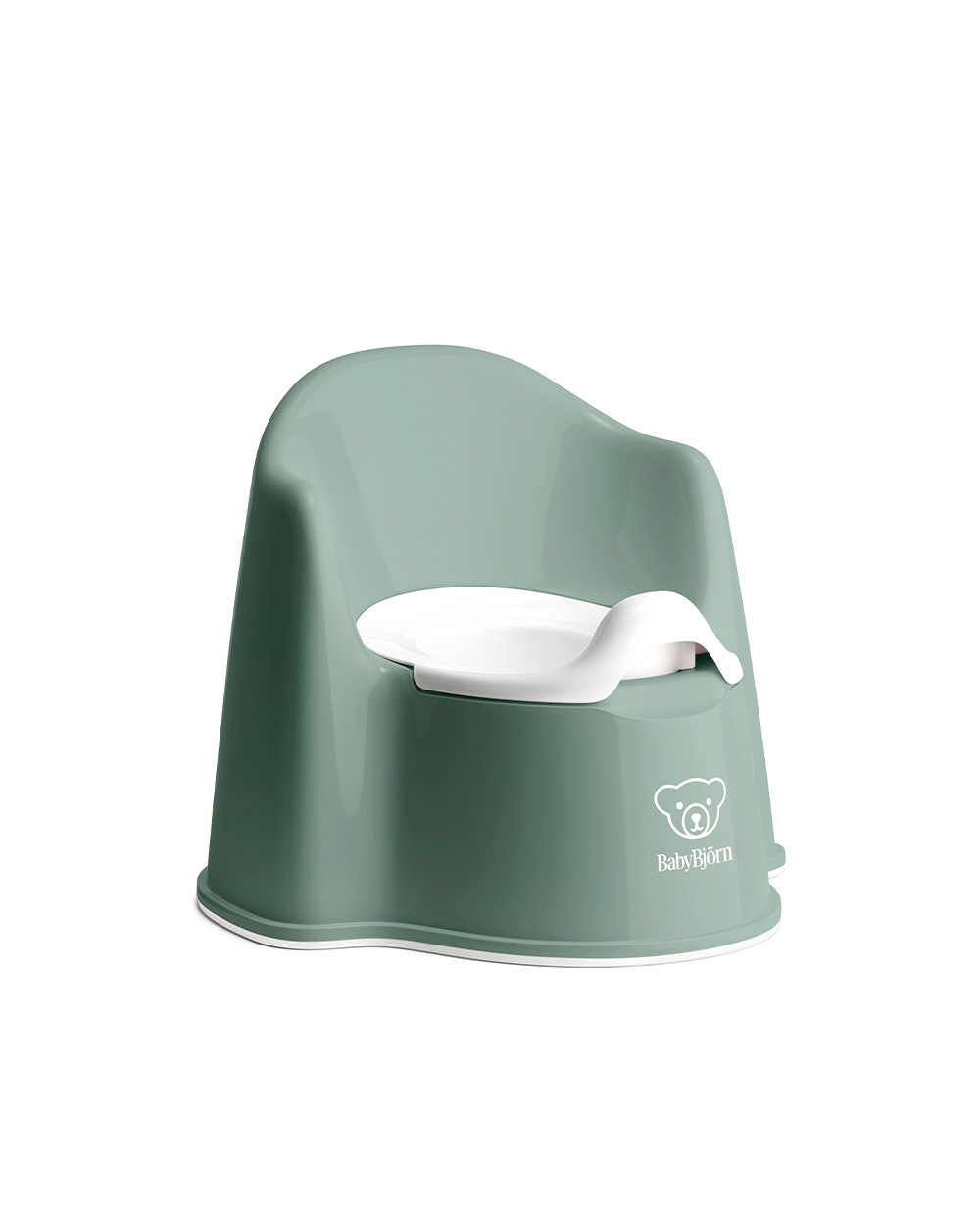 Armchair pot Deep green/white colour  Babybj&ouml;rn