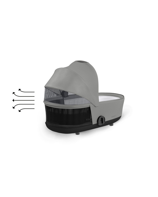 Mios Lux carrycot Mirage grey colour  Cybex