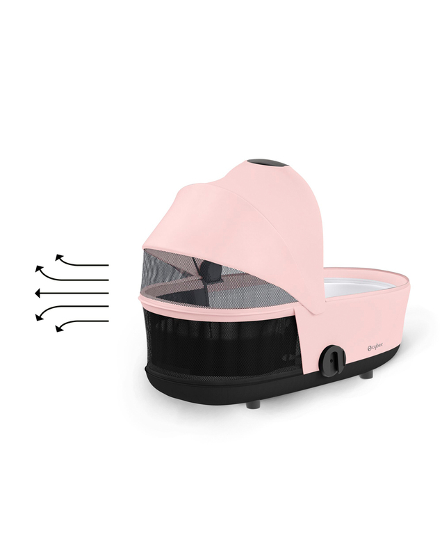 Mios Lux carrycot Peach pink colour  Cybex