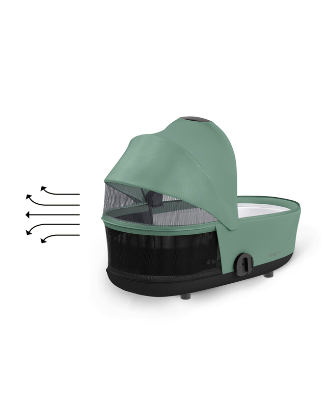 Mios Lux carrycot Leaf green colour  Cybex