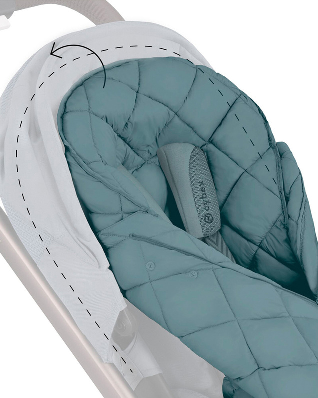 Snogga 2 footmuff Almond beige colour  Cybex