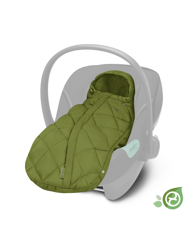 Snogga Mini 2 footmuff Nature green colour  Cybex
