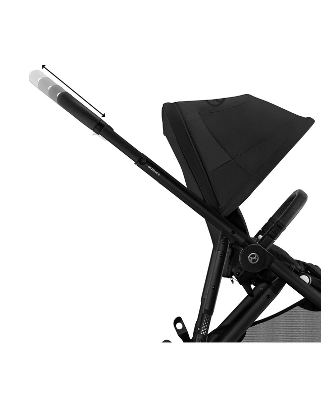 Gazelle S pushchair Moon black colour Cybex