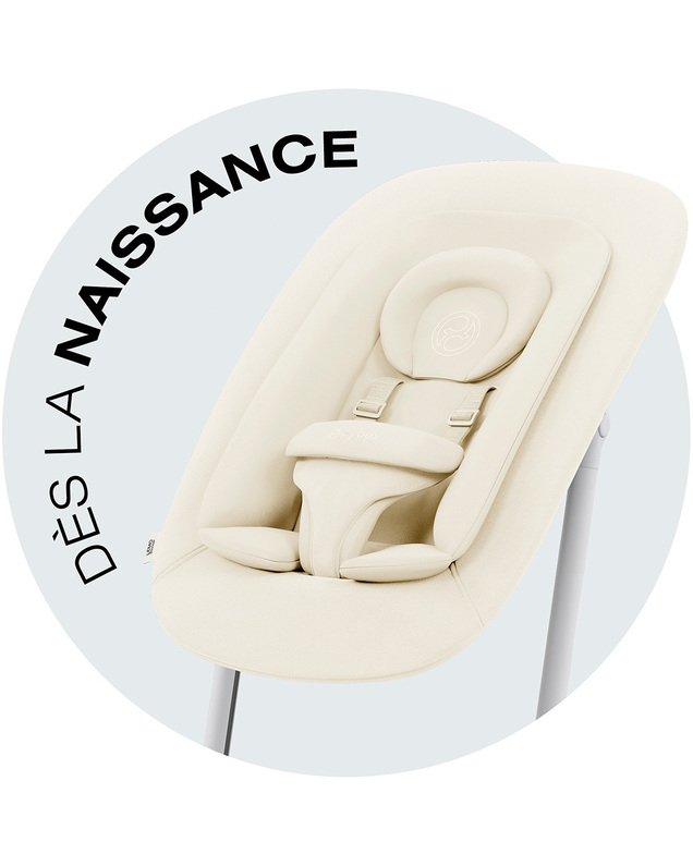 Gold bouncer for Lemo/Click & Fold Canvas white colour Cybex
