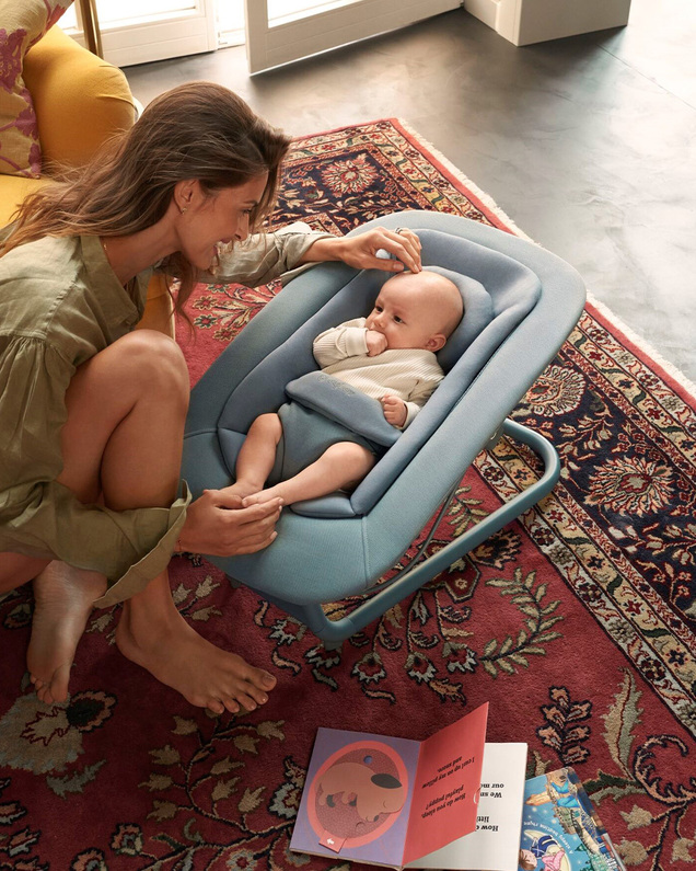 Gold bouncer for Lemo/Click & Fold Almond beige colour Cybex