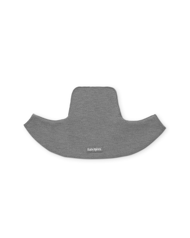 Move and Mini baby bib Light grey colour  Babybjörn