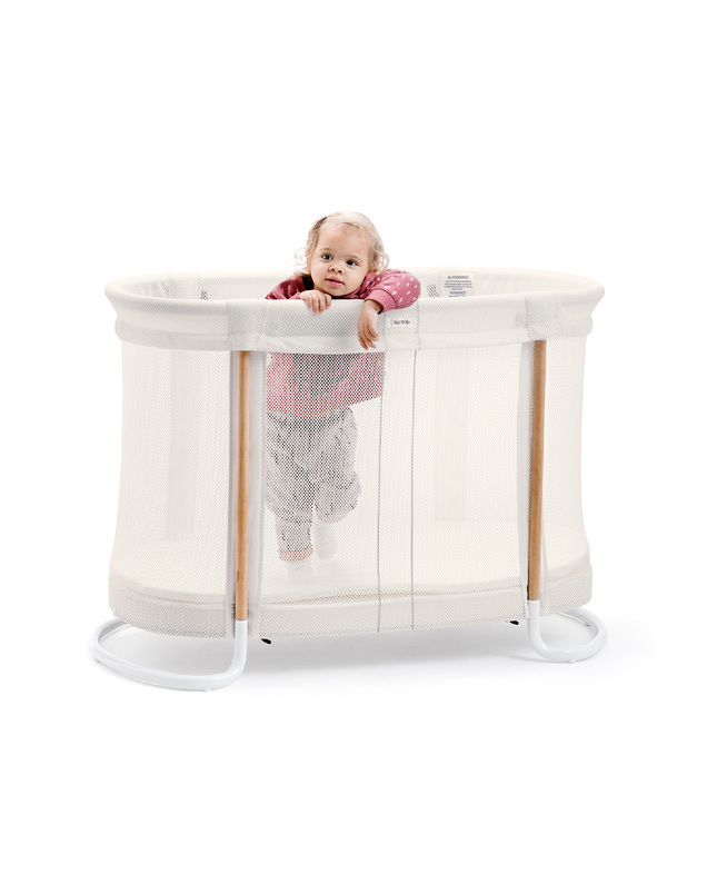 Adjustable cot for ages 0-2 years White colour  Babybjörn