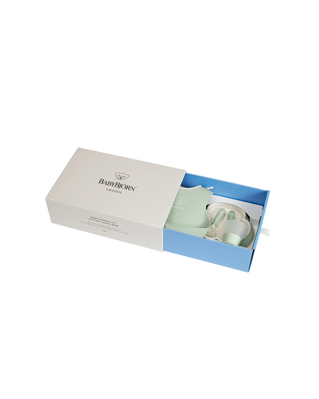 5-piece meal set Pastel green colour  Babybjörn
