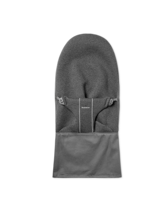 Bliss 3D jersey bouncer cover Charcoal grey colour Babybjörn