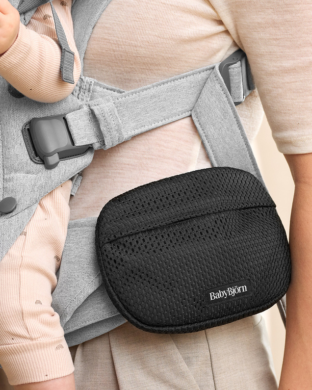 Poket pouch for baby carrier Black colour  Babybjörn