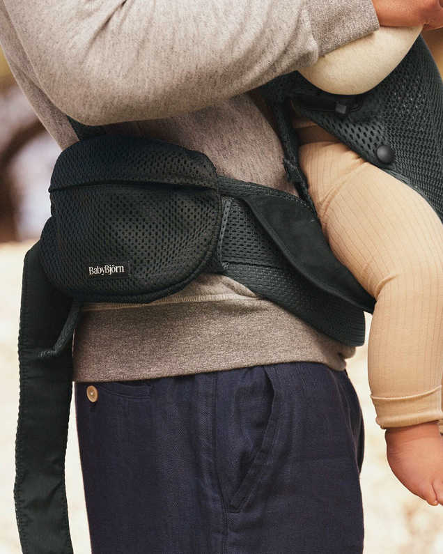 Poket pouch for baby carrier Black colour  Babybjörn