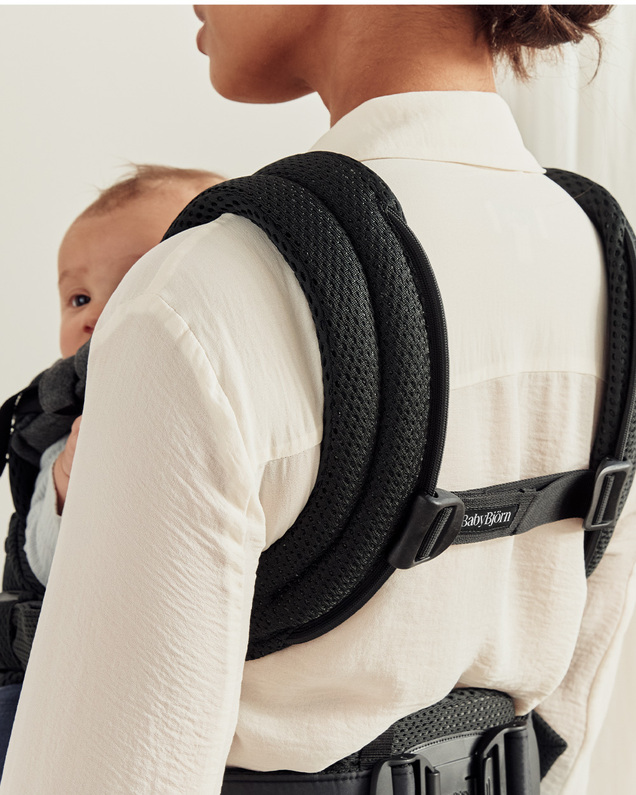 Harmony Mesh 3D baby carrier Black colour  Babybjörn