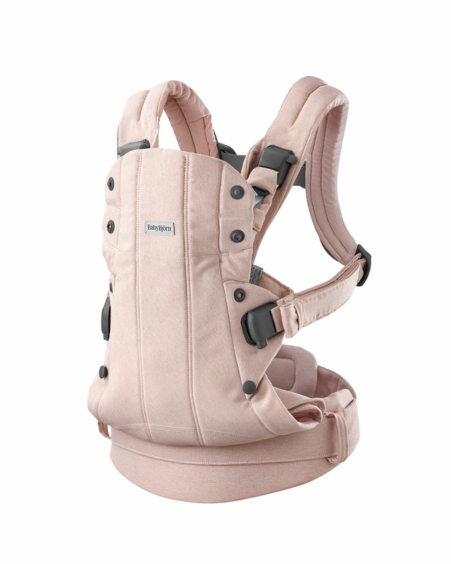 Harmony woven melange baby carrier Light pink colour  Babybjörn