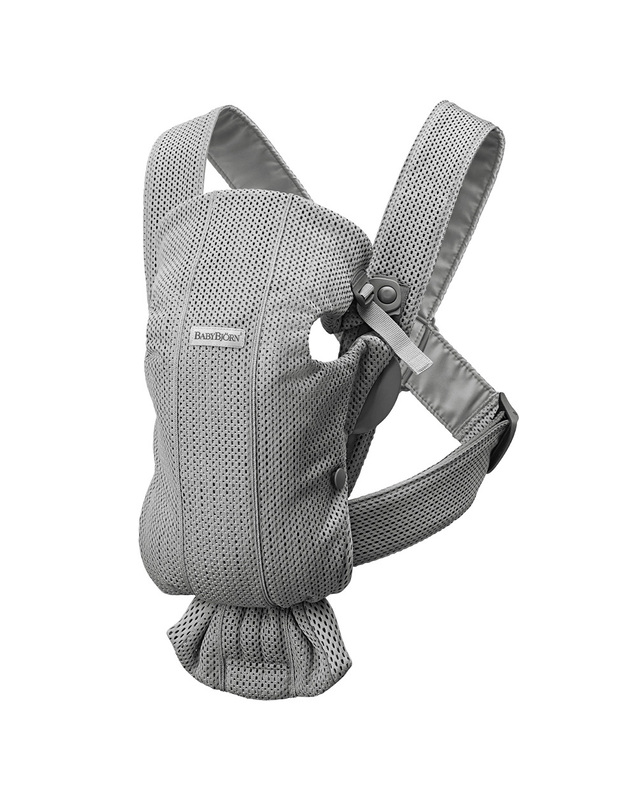 Mini Mesh 3D baby carrier Grey colour  Babybjörn