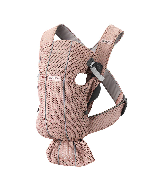 Mini Mesh 3D baby carrier Powder pink colour  Babybjörn