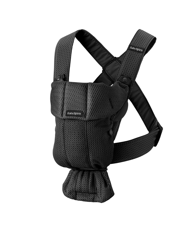 Mini Mesh 3D baby carrier Black colour  Babybjörn
