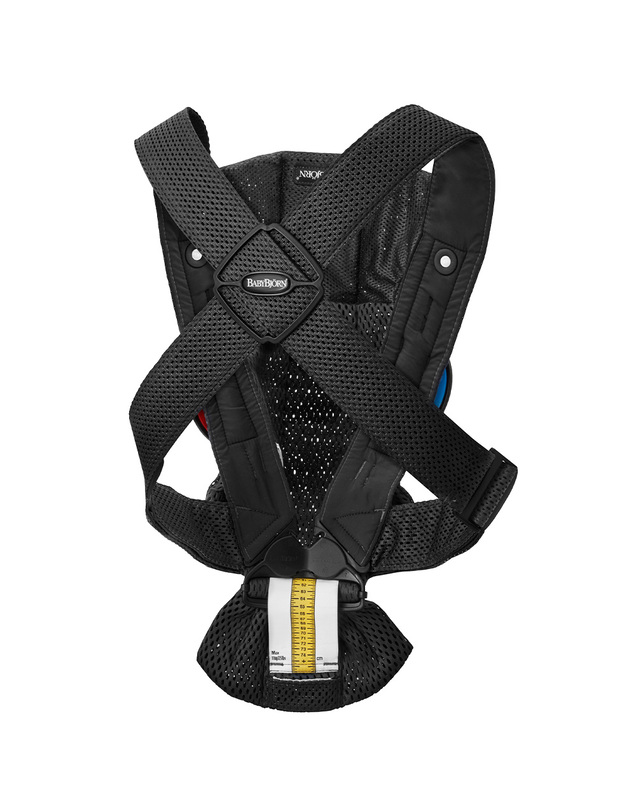 Mini Mesh 3D baby carrier Black colour  Babybjörn