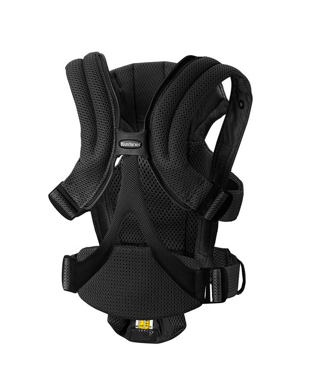 Move Mesh 3D baby carrier Black colour  Babybjörn