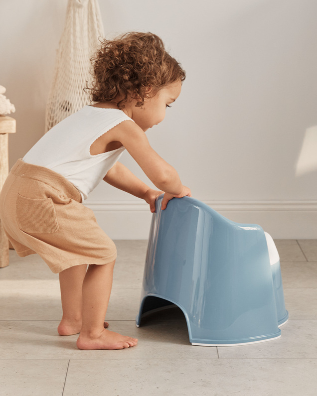 Armchair pot Deep blue/white colour  Babybjörn