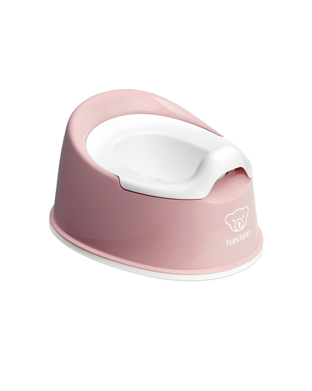Smart pot Pastel pink/white colour  Babybjörn