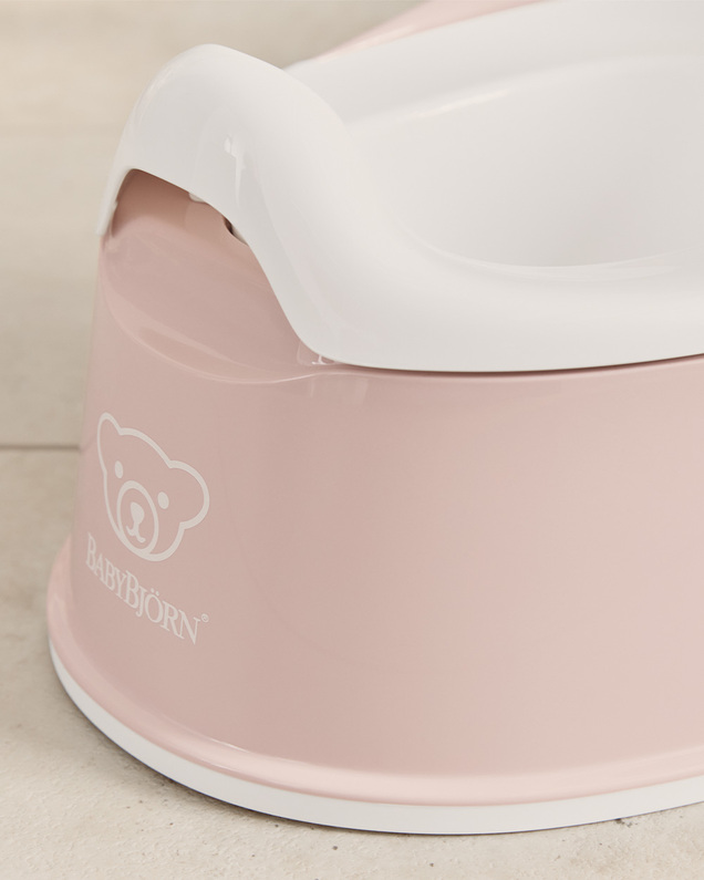 Smart pot Pastel pink/white colour  Babybjörn