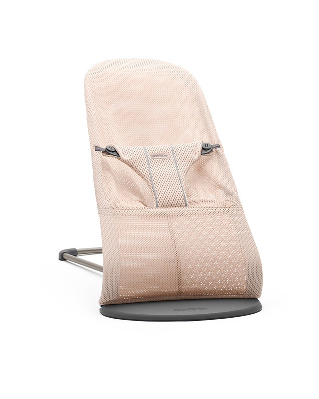 Bliss Mesh bouncer Pearly pink colour Babybjörn