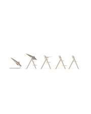 Click & Fold 4-in-1 highchair All white colour  Cybex