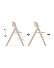 Click & Fold highchair Light natural colour  Cybex