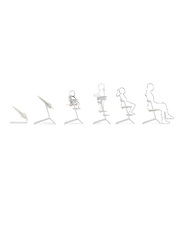 Gold bouncer for Lemo/Click & Fold Canvas white colour  Cybex