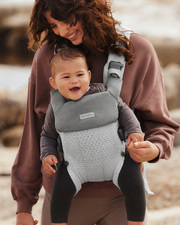 Harmony baby bib Light grey colour  Babybj&ouml;rn