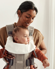 One baby carrier bib White colour  Babybj&ouml;rn