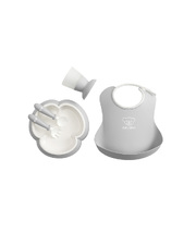 5-piece meal set Grey colour  Babybj&ouml;rn