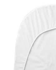 Fitted sheet for convertible cot White colour  Babybj&ouml;rn