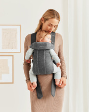 Mini Jersey 3D baby carrier Dark grey colour  Babybj&ouml;rn