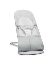 Balance Soft Mesh bouncer Silver/white colour  Babybj&ouml;rn