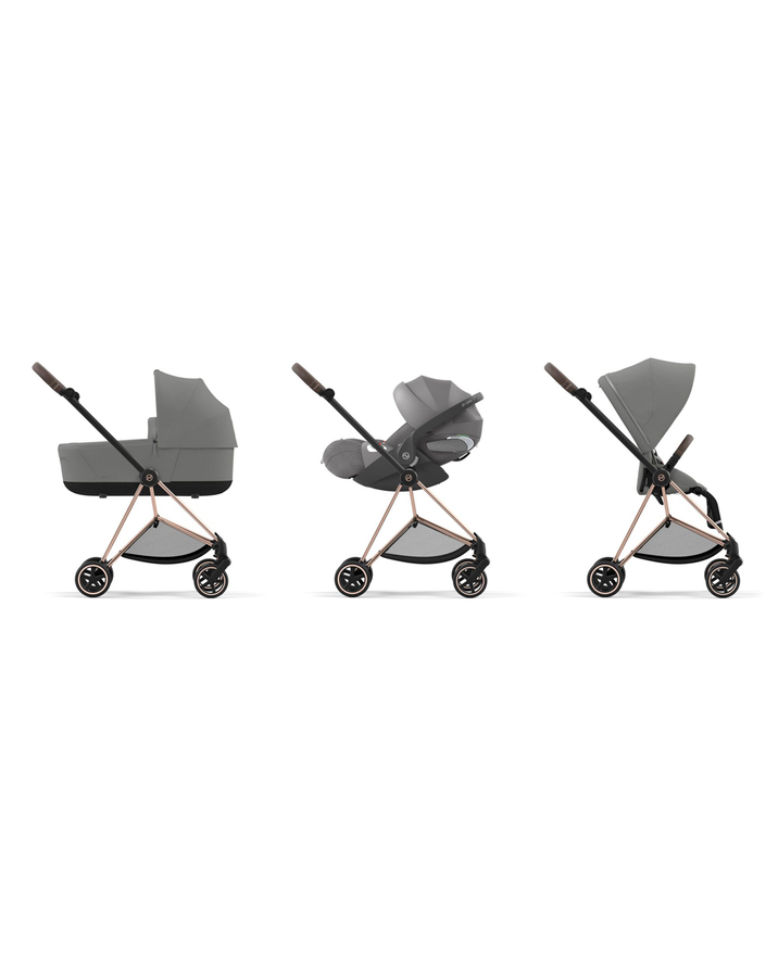Mios Lux carrycot Mirage grey colour  Cybex