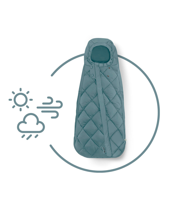 Snogga Mini 2 footmuff Almond beige colour  Cybex
