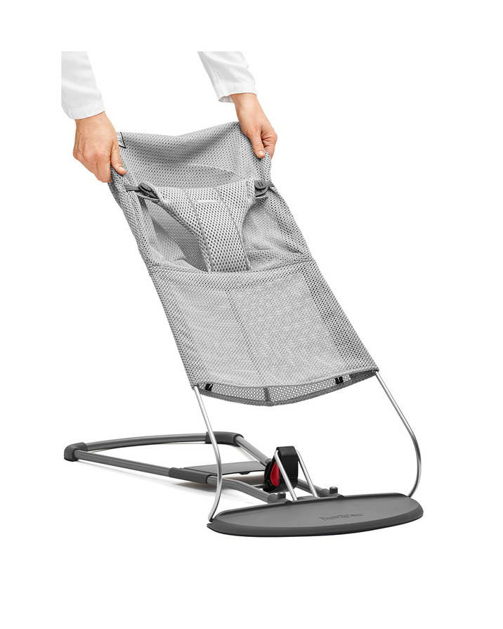 Bliss Mesh bouncer cover Grey colour  Babybj&ouml;rn