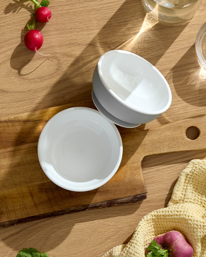 Set of 2 baby bowls Grey colour  Babybj&ouml;rn
