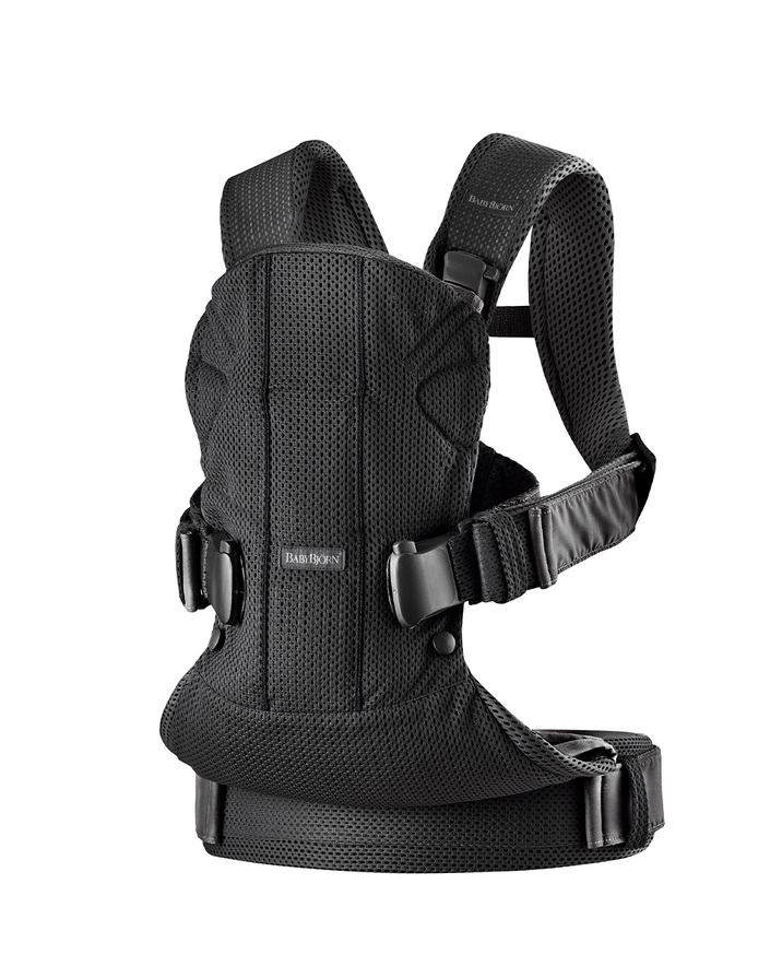 One Air Mesh 3D baby carrier Black colour  Babybj&ouml;rn