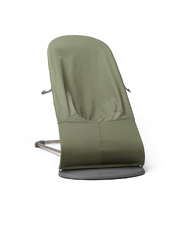 Bliss woven with petal quilting bouncer Dark green colour  Babybj&ouml;rn